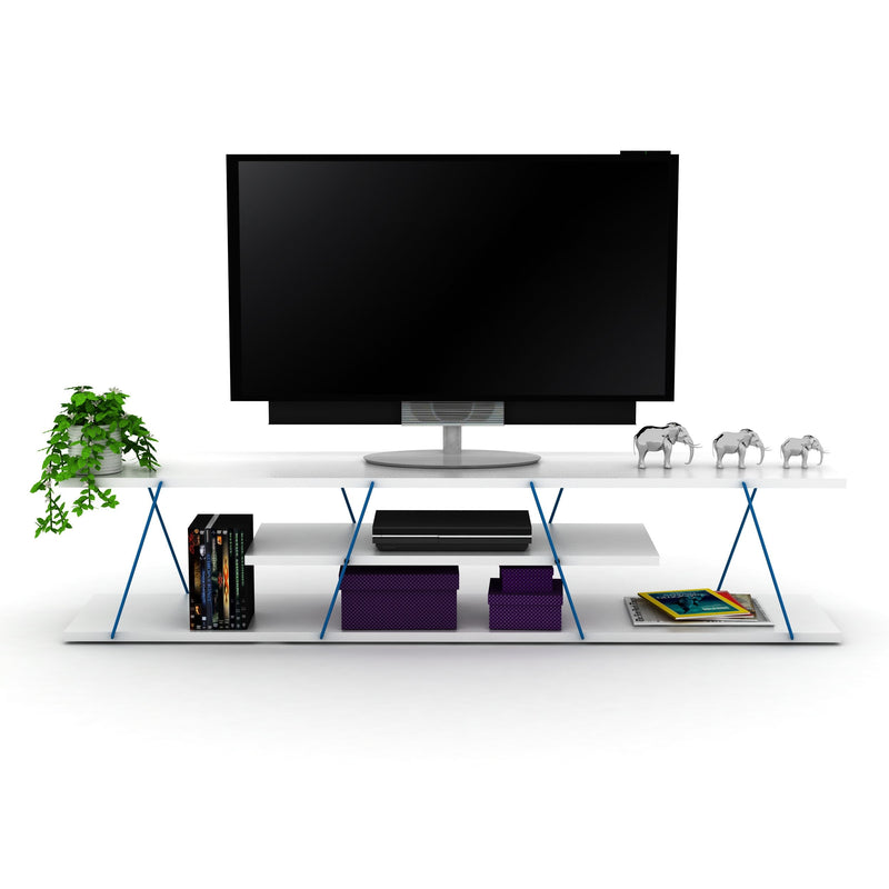 Tars Tv Stand in Oak-Yellow - 720-TAR-TV-RF160121