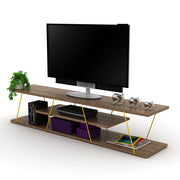 Tars Tv Stand in White-Blue - 720-TAR-TV-RF160105