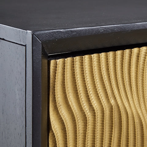 Tayner Black/Gold Finish Accent Cabinet - A4000654