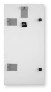Teague Black/Gold Finish Wall Clock - A8010430