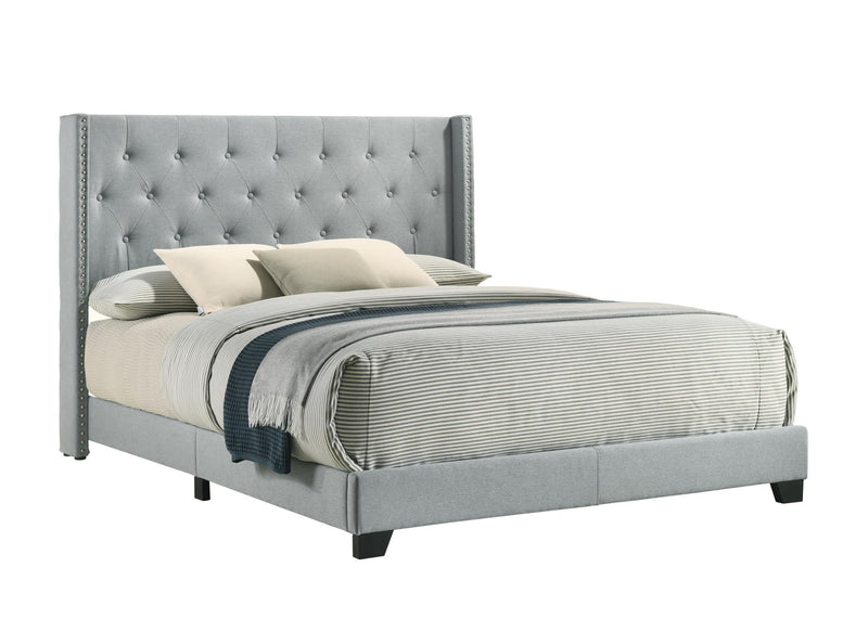 Teal - Bed, Upholstered, , Teal Twin Box: 1 of 1 Each - B197-T-Bed