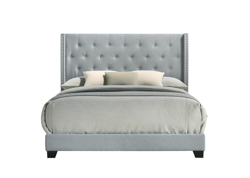 Teal - Bed, Upholstered, , Teal Twin Box: 1 of 1 Each - B197-T-Bed