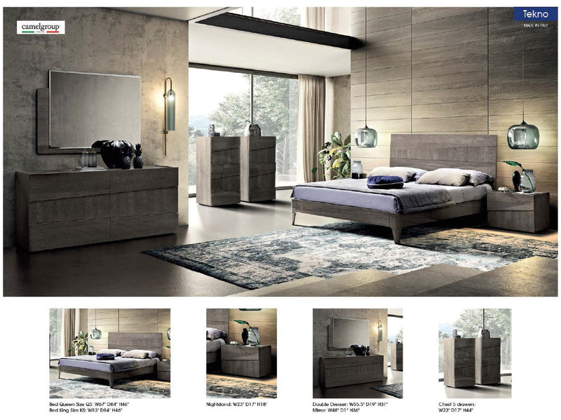 Tekno Bed Queen - Lara Furniture