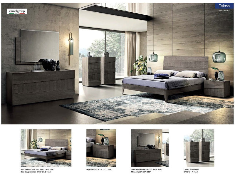 Tekno Bed Queen - Lara FurnitureQueen Bed