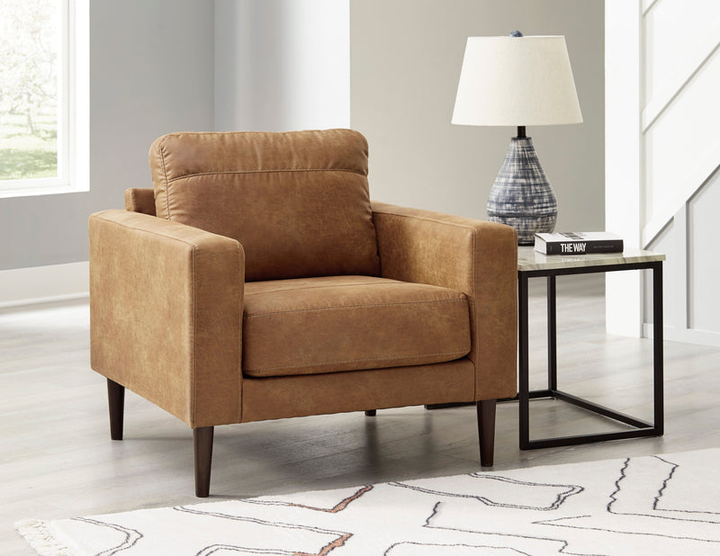 Telora Caramel Living Room Set - Lara FurnitureLiving Room Set