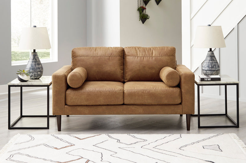 Telora Caramel Living Room Set - Lara FurnitureLiving Room Set