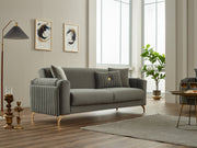 Terra Convertible Loveseat in Grey - 200-SIM-TER-ANKA152-2