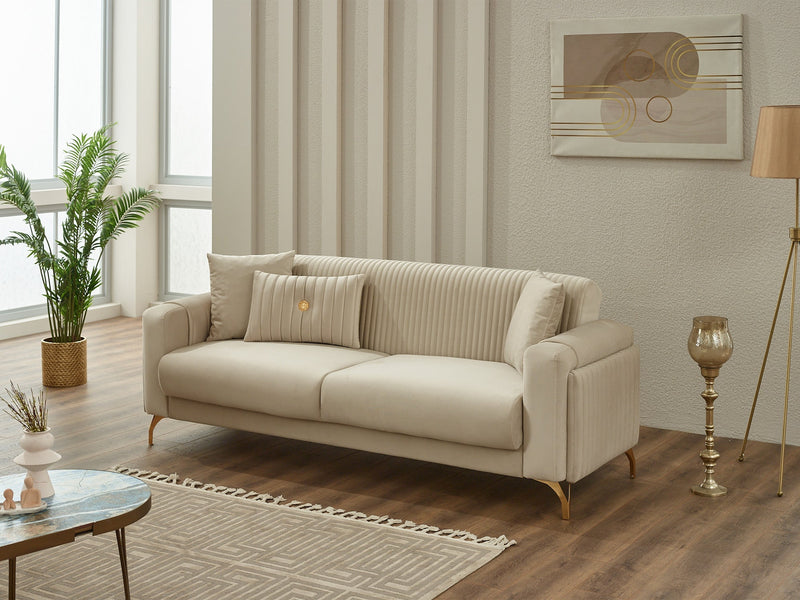 Terra Convertible Sofa in Beige - 200-SIM-TER-ANKA529-3