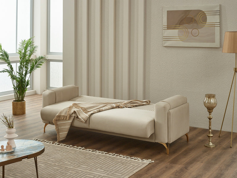 Terra Convertible Sofa in Beige - 200-SIM-TER-ANKA529-3