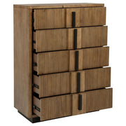Terrace 5-drawer Chest of Drawers Ash Brown - 224905