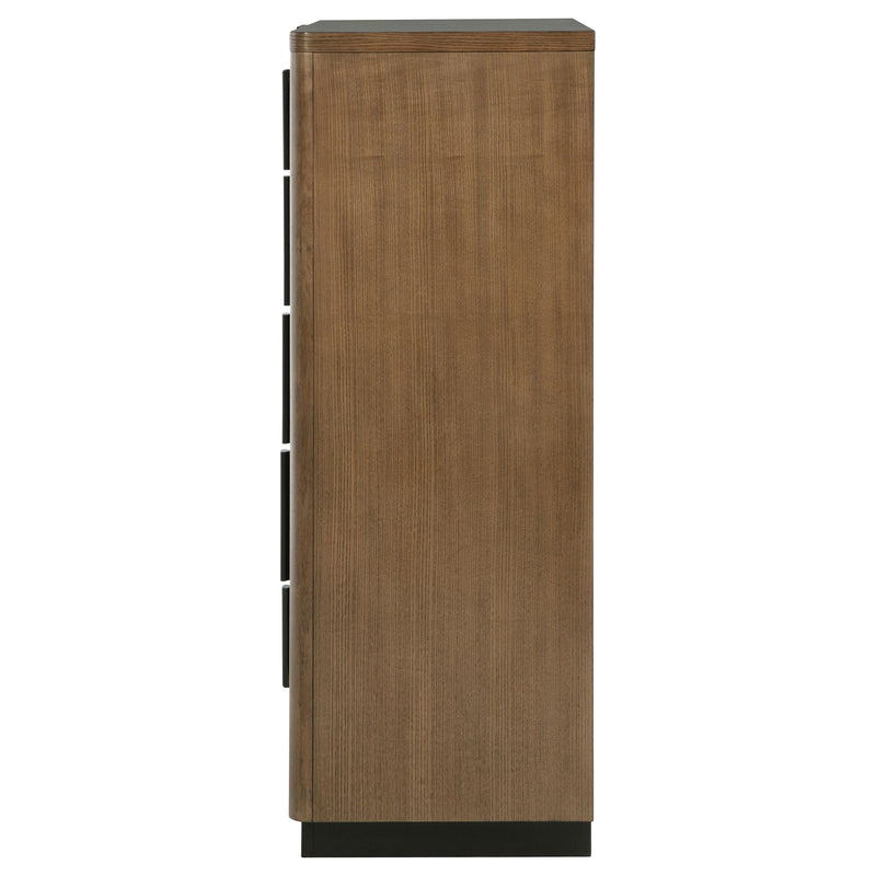 Terrace 5-drawer Chest of Drawers Ash Brown - 224905