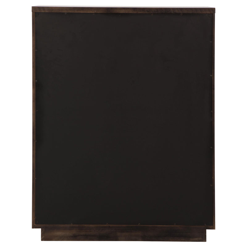 Terrace 5-drawer Chest of Drawers Ash Brown - 224905