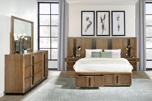 Terrace 5-piece California King Panel Bedroom Set Ash Brown - 224900KW-S5P