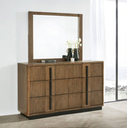 Terrace 6-drawer Dresser and Mirror Ash Brown - 224903M