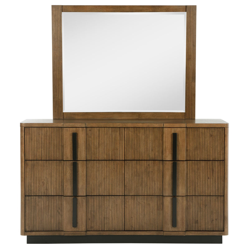 Terrace 6-drawer Dresser and Mirror Ash Brown - 224903M