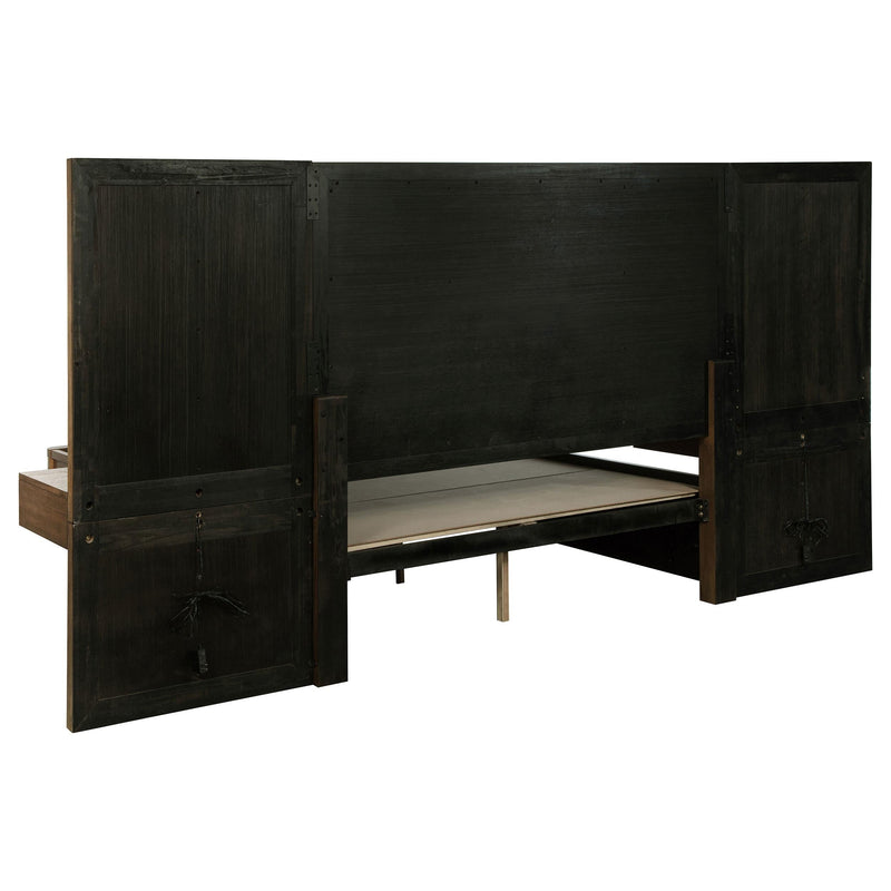 Terrace 6-piece Eastern King Panel Bedroom Set Ash Brown - 224900KE-S6P
