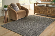 Terrian Black/Green/White Medium Rug - R408982