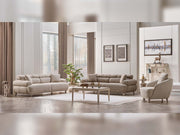 Tetra San Stationary Sofa in Cream - 200-SAN-TET-CRE-3