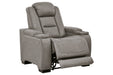 The Man - Den Gray Power Recliner - Gate FurniturePower Recliner