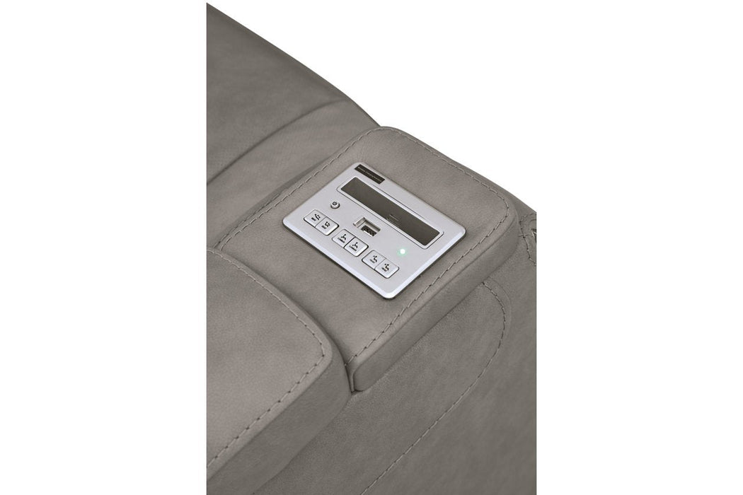 The Man - Den Gray Power Recliner - Gate FurniturePower Recliner