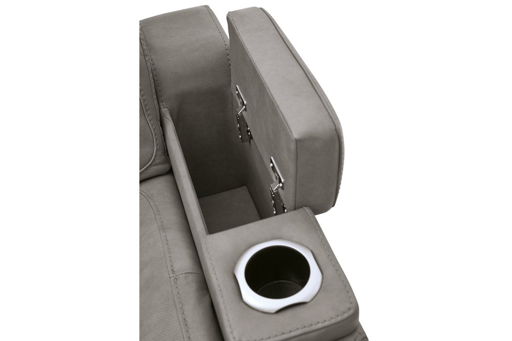 The Man - Den Gray Power Recliner - Gate FurniturePower Recliner