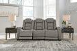 The Man - Den Gray Power Reclining Sofa - Gate FurniturePower Reclining Sofa