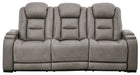 The Man - Den Gray Power Reclining Sofa - Gate FurniturePower Reclining Sofa