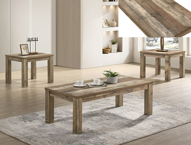 Theo 3Pk Cof Tbl Set-Reclaimed Wood - 4168SET-RCW