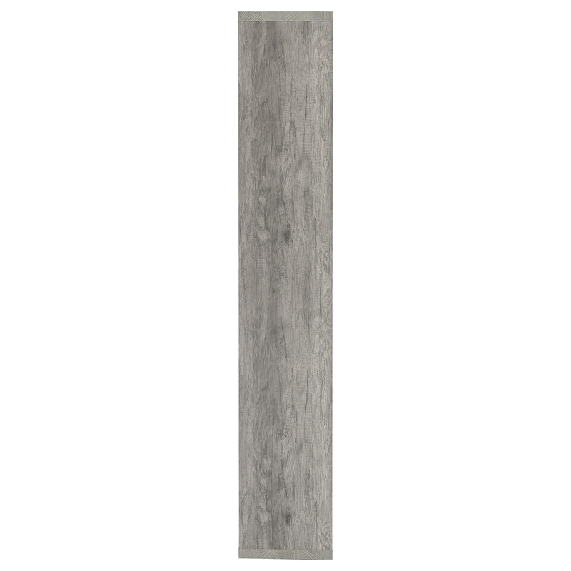 Theo 71-inch 6-shelf Bookshelf Grey Driftwood - 801137