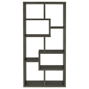 Theo 71-inch 6-shelf Bookshelf Weathered Grey - 800510
