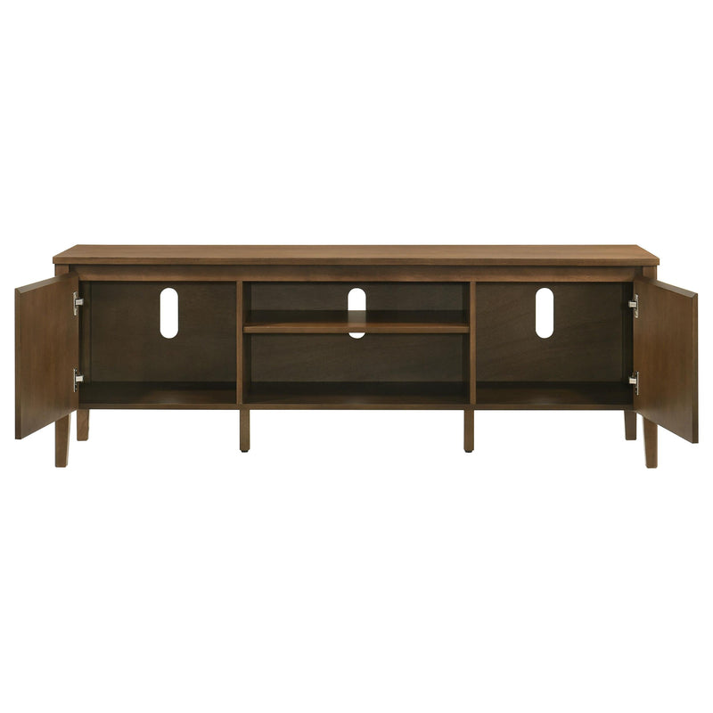 Thori 63-inch 2-door TV Stand Media Console Dark Brown - 701672