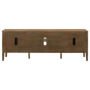 Thori 63-inch 2-door TV Stand Media Console Dark Brown - 701672