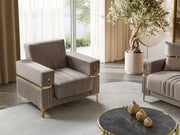 Tilda Convertible Chair in Beige - 200-ST-TIL-ANKA153-B