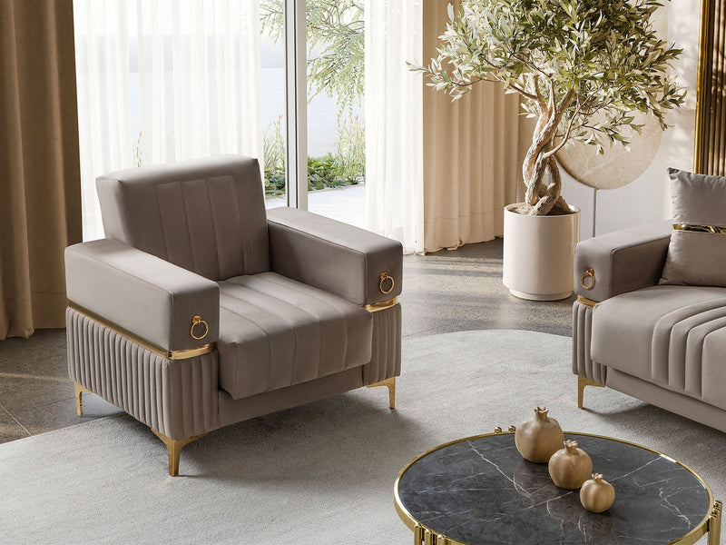 Tilda Convertible Chair in Beige - 200-ST-TIL-ANKA153-B