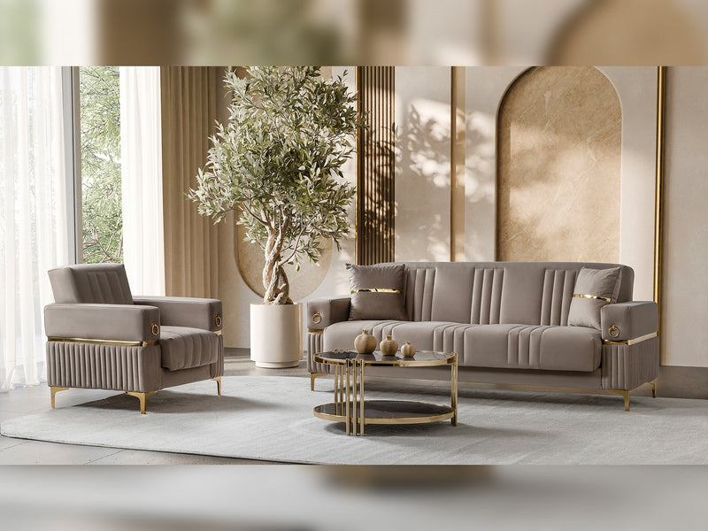 Tilda Convertible Chair in Beige - 200-ST-TIL-ANKA153-B