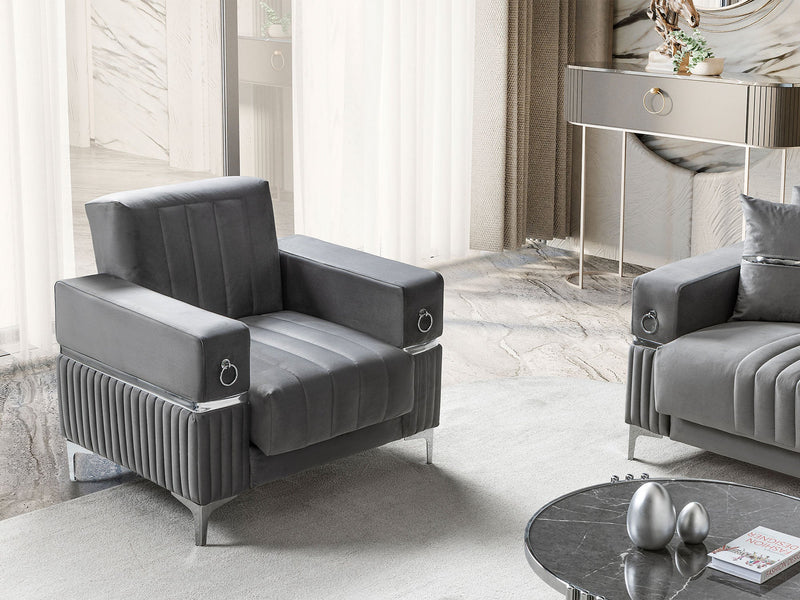 Tilda Convertible Chair in Beige - 200-ST-TIL-ANKA153-B