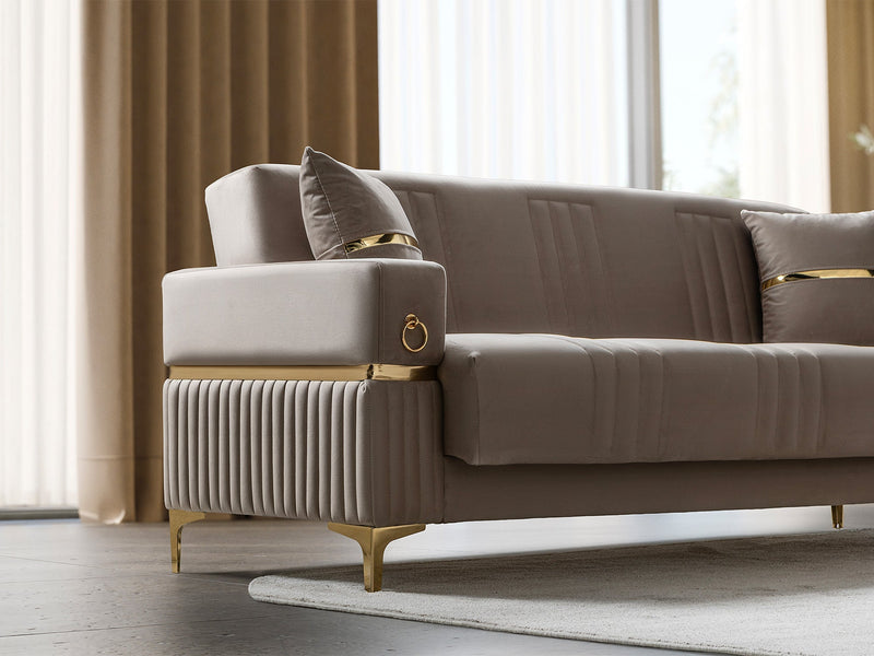 Tilda Convertible Loveseat in Grey - 200-ST-TIL-ANKA152-2