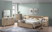 Tilston Natural Queen Panel Bed - Lara FurnitureQueen Bed