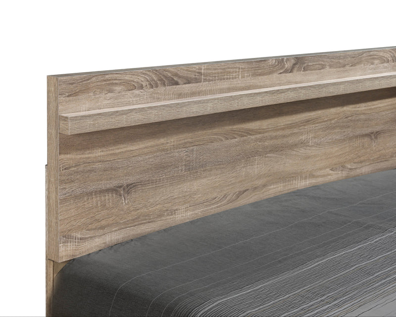 Tilston Natural Queen Panel Bed - Lara FurnitureQueen Bed