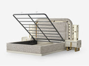Tina Al Bedroom (Queen Frame With Headboard & Dresser With Mirror & 2 Nightstand) - 200-ALT-TIN-QB-SET