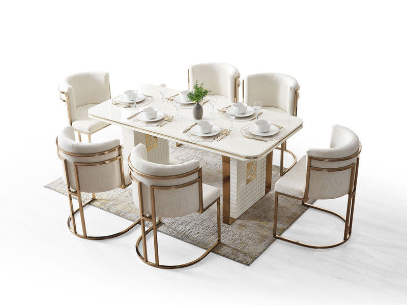 Tina Al  Dining Table - 200-ALT-TIN-DT-6