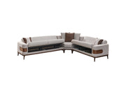 Tina Sectional Sofa in Cream - 200-SIM-TIN-SOFT01-S