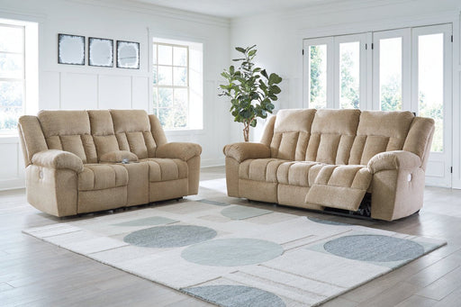 Tip - Off Wheat Power Reclining Living Room Set - Gate FurniturePower Reclining Living Room Set