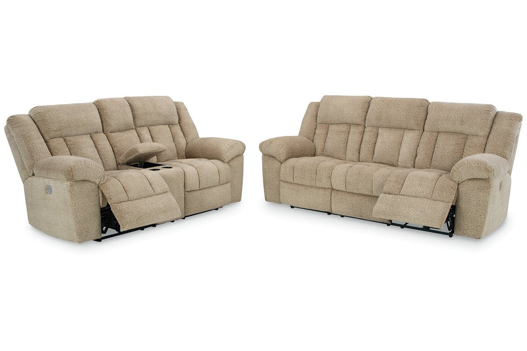 Tip - Off Wheat Power Reclining Living Room Set - Gate FurniturePower Reclining Living Room Set