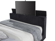 Tisdall California King Flame Visualizer TV Bed Black - 315868BLKKW