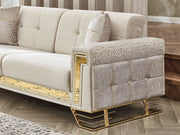 Titan 3-pieces (Sofa & Loveseat & Chair) Livingroom in Light Grey - 200-SER-TIT-STAR244-321