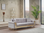 Titan Convertible Loveseat in Beige - 200-SER-TIT-STAR553-2