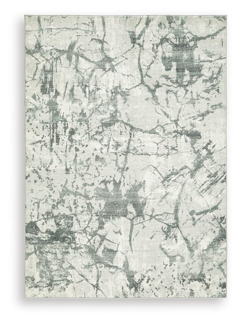 Tobinbury Gray Washable 5' x 7' Area Rug - R407422