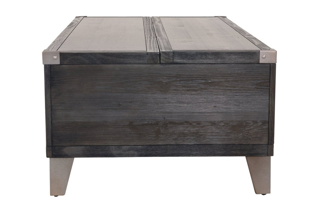 Todoe Dark Gray Coffee Table with Lift Top - Gate FurnitureCoffee Table