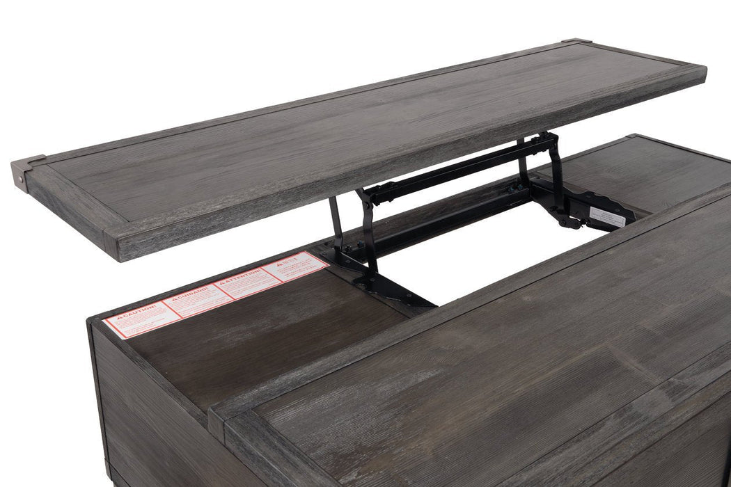 Todoe Dark Gray Coffee Table with Lift Top - Gate FurnitureCoffee Table